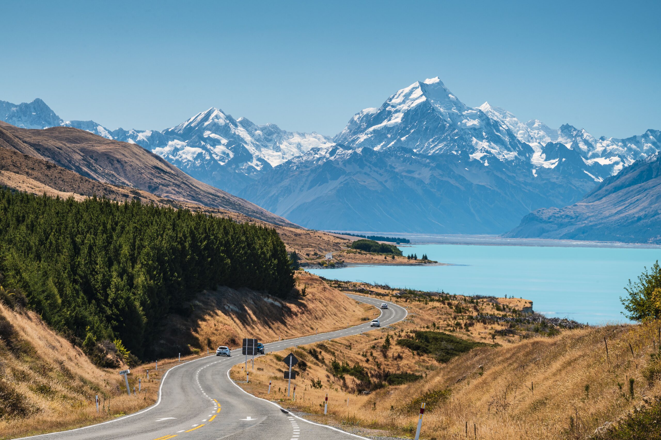 Landscape Lake Pukaki Pukaki